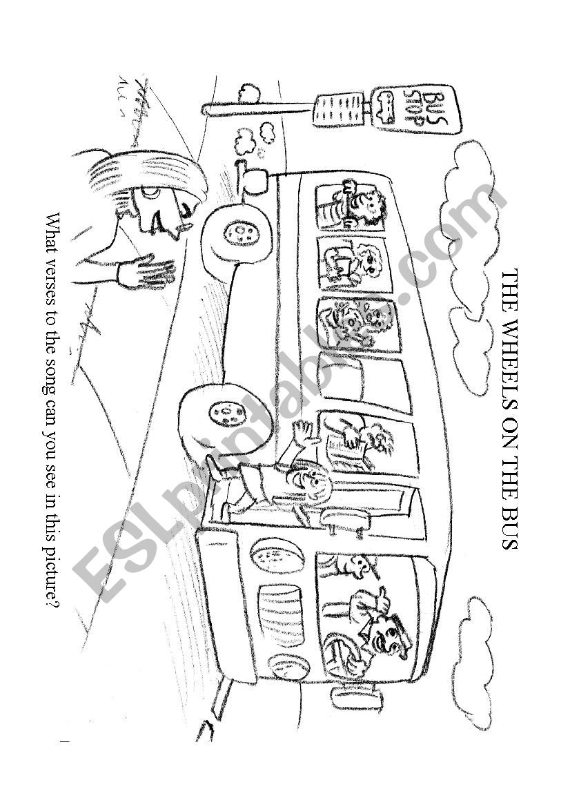 The Wheels on the Bus worksheet