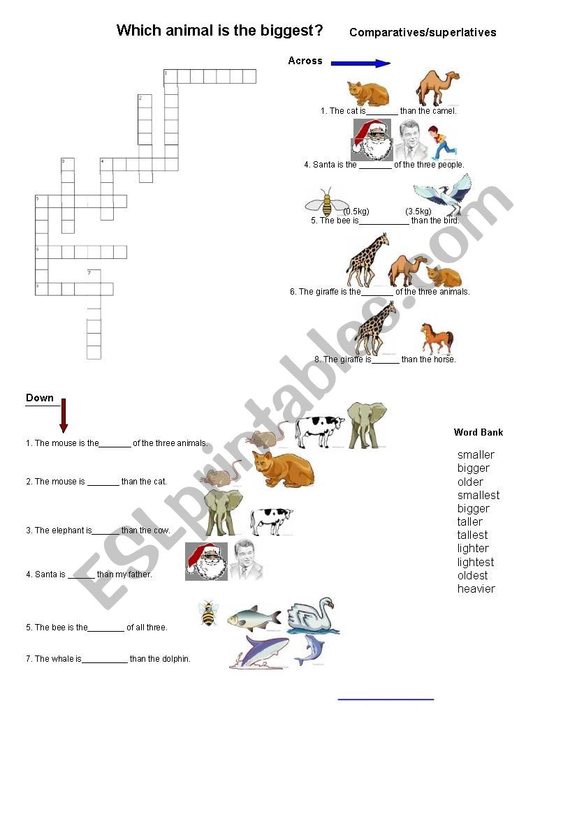 Comparatives and Superlatives 