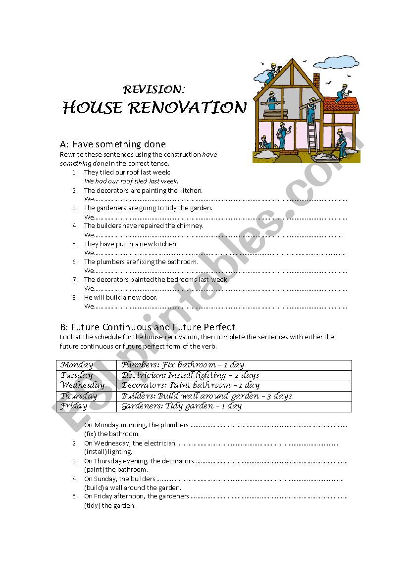 Intermediate Mixed Revision worksheet