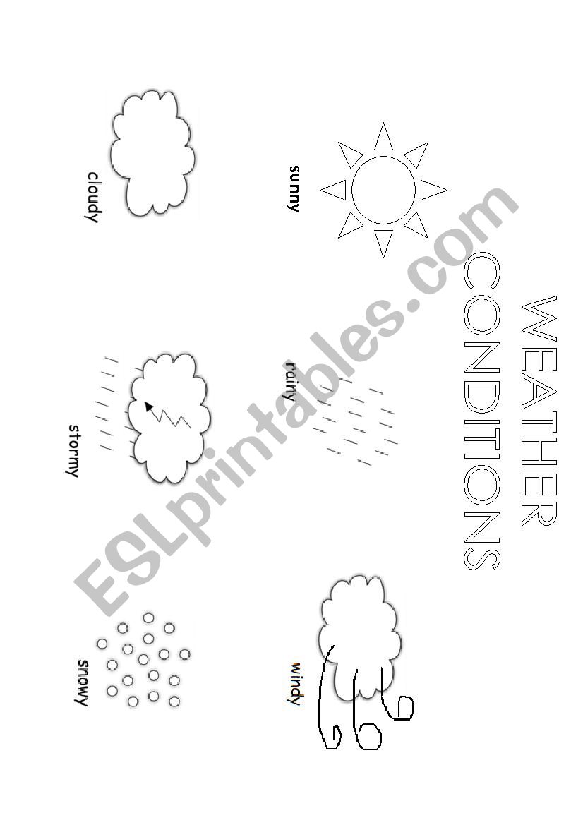 weather conditions worksheet