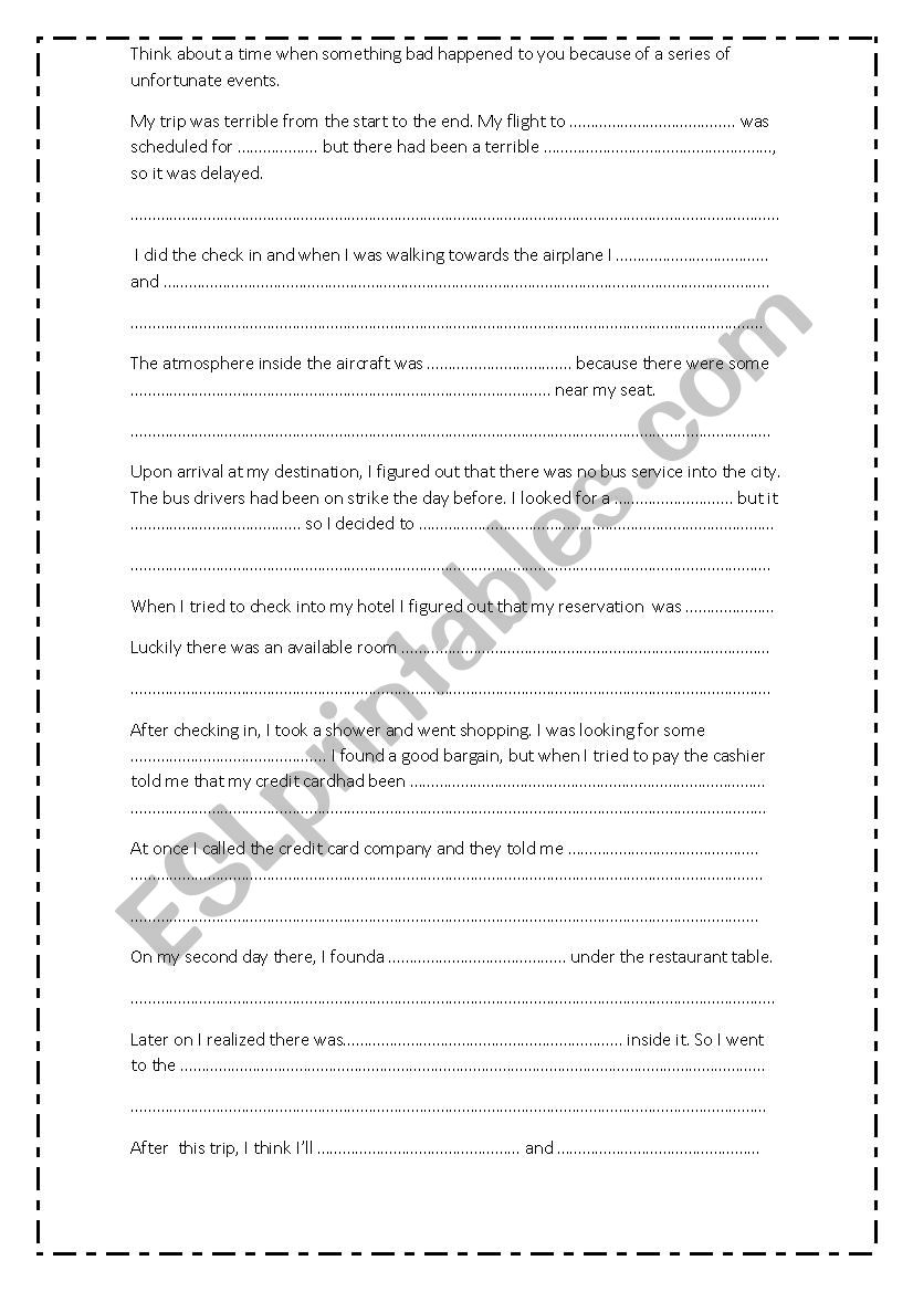 Guided Composition worksheet