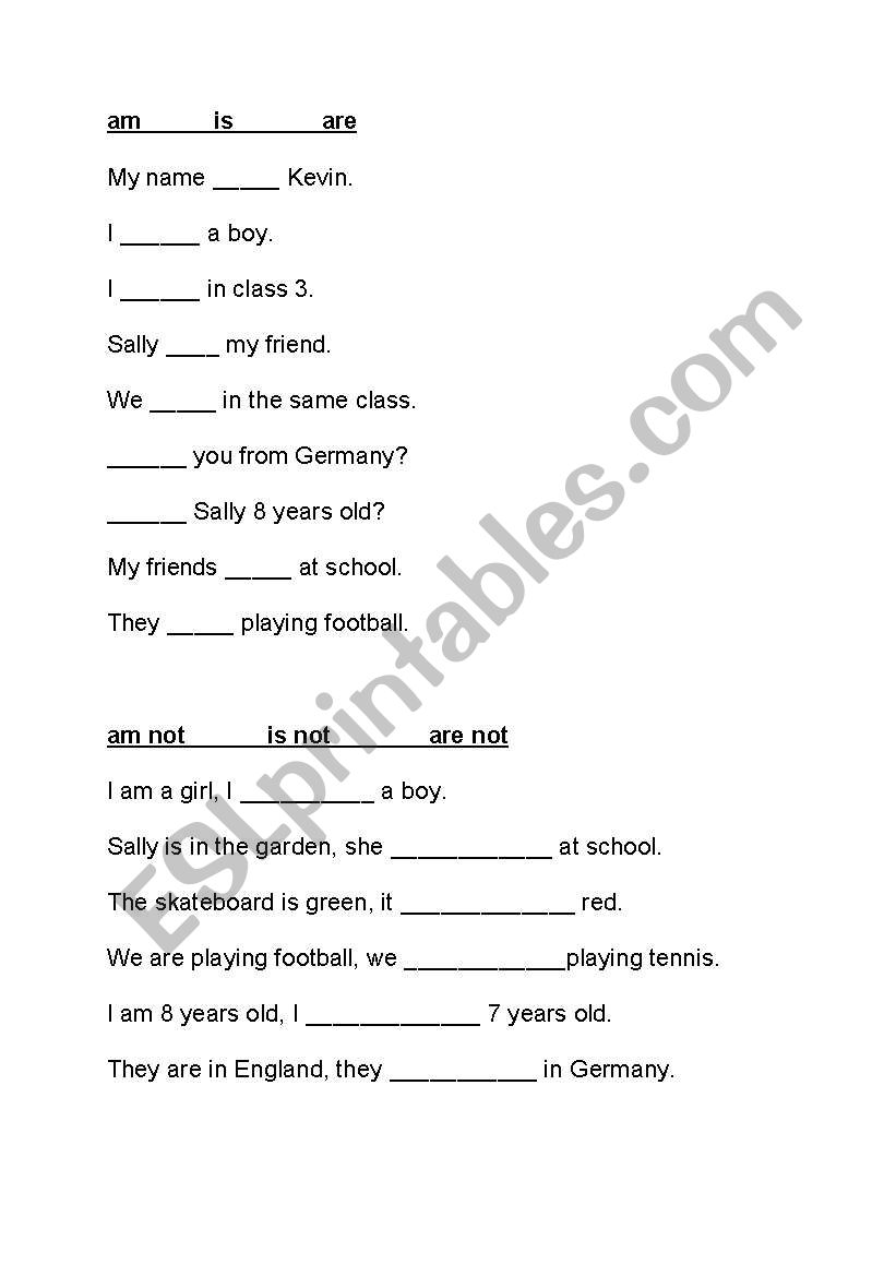 to be worksheet worksheet