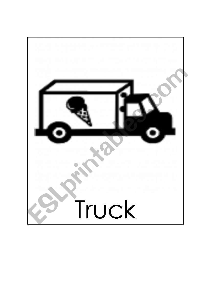 Flash cards toys worksheet
