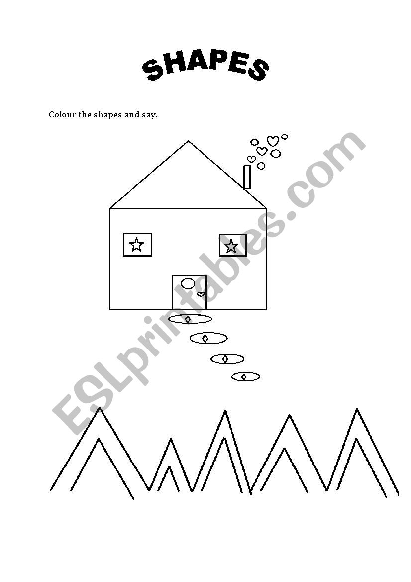 shapes worksheet