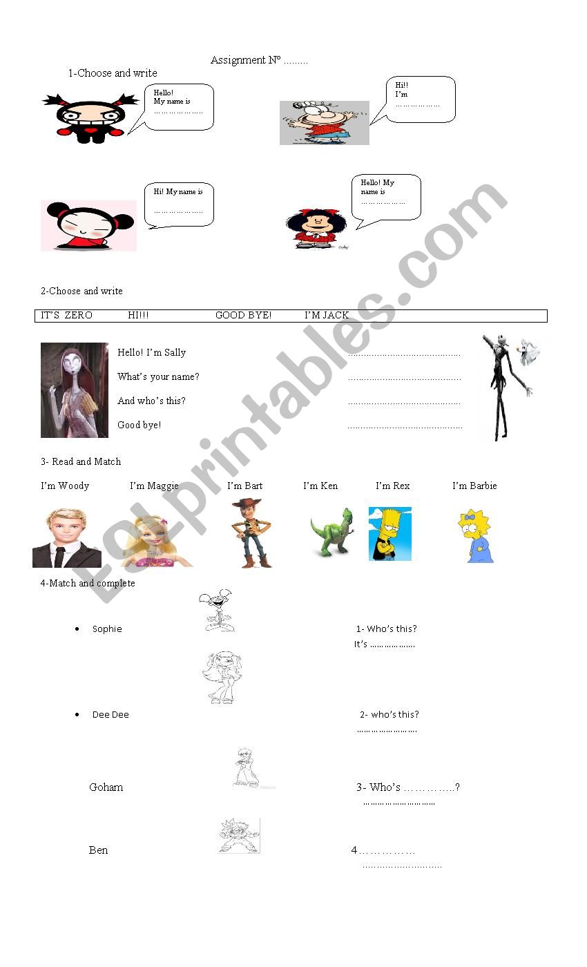 whos this? worksheet