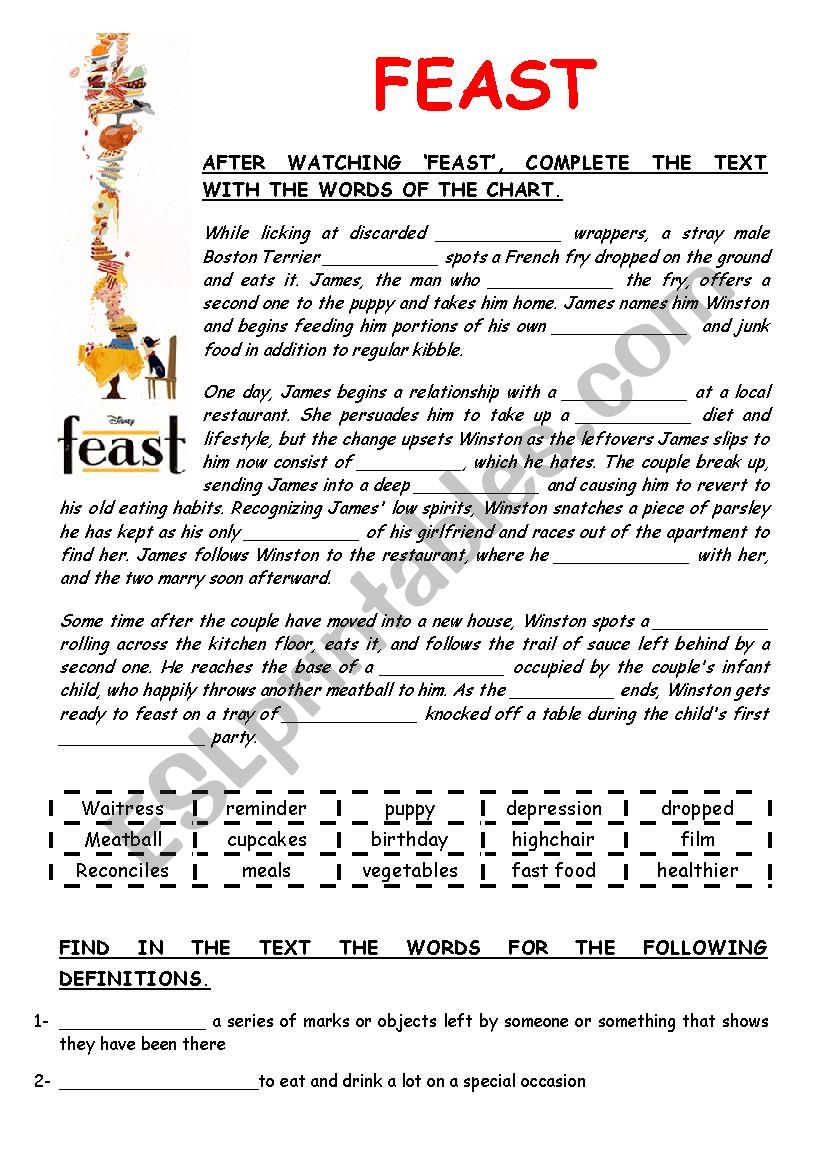 FEAST worksheet