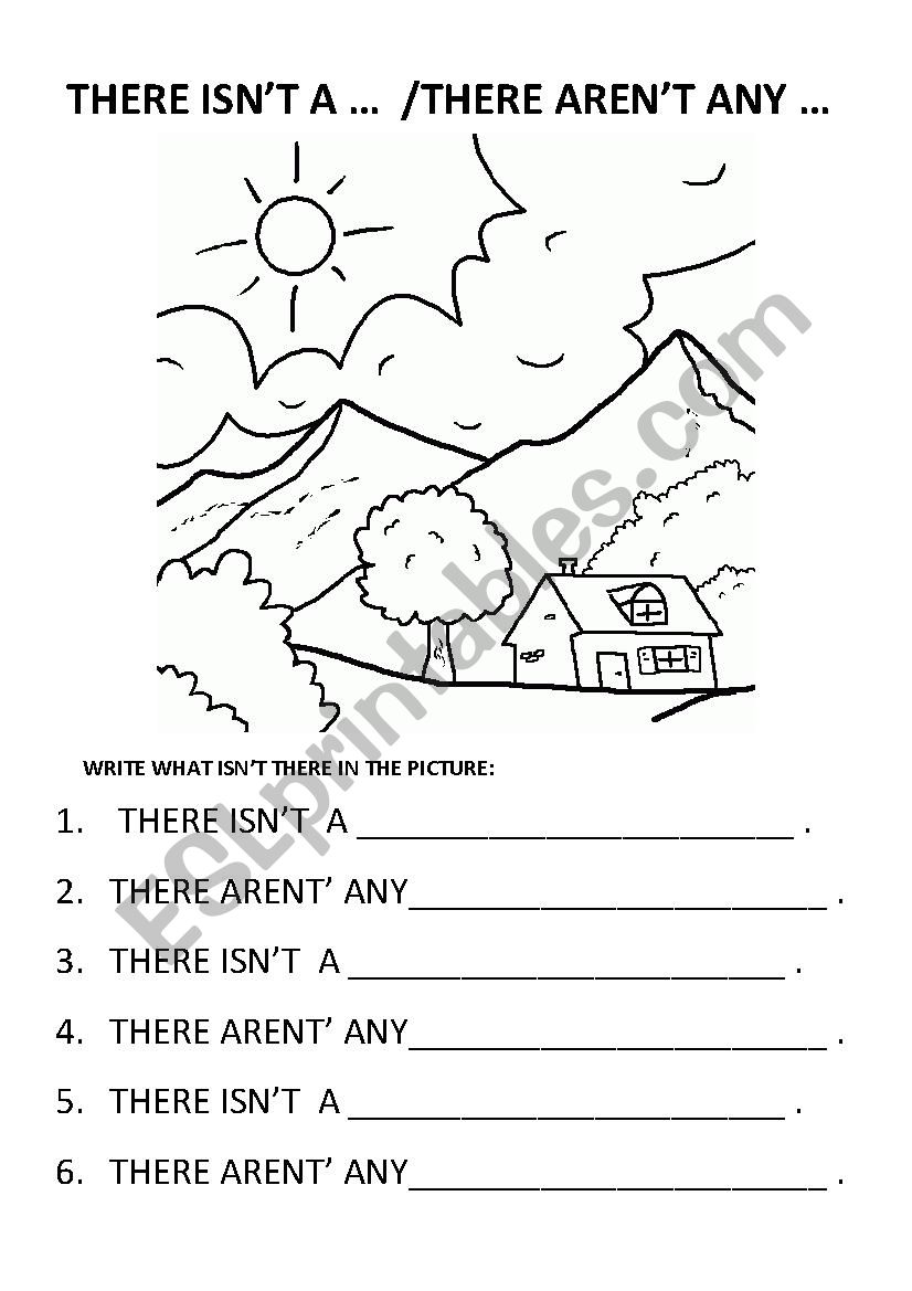 there is there are worksheet