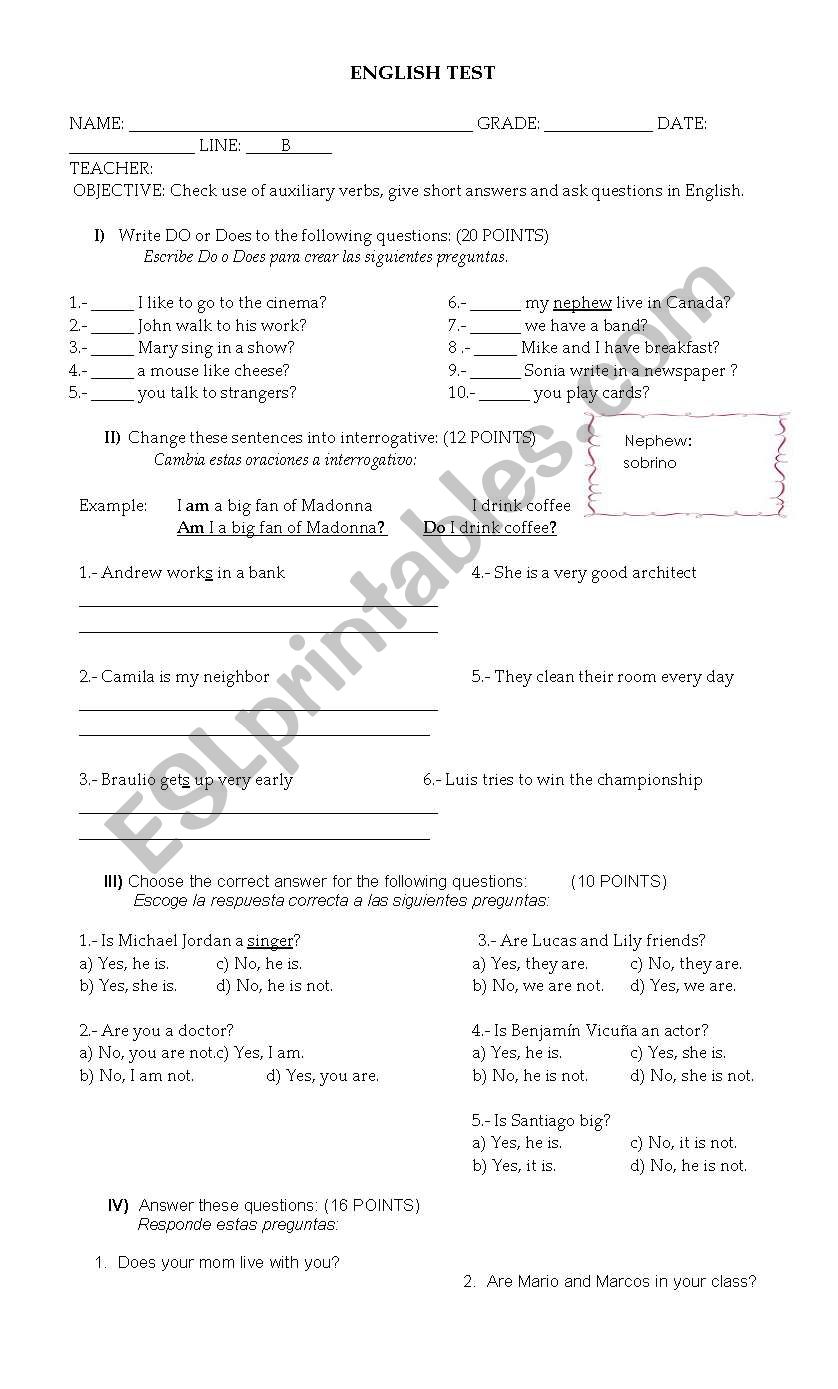 Do you...? Are you ...? worksheet