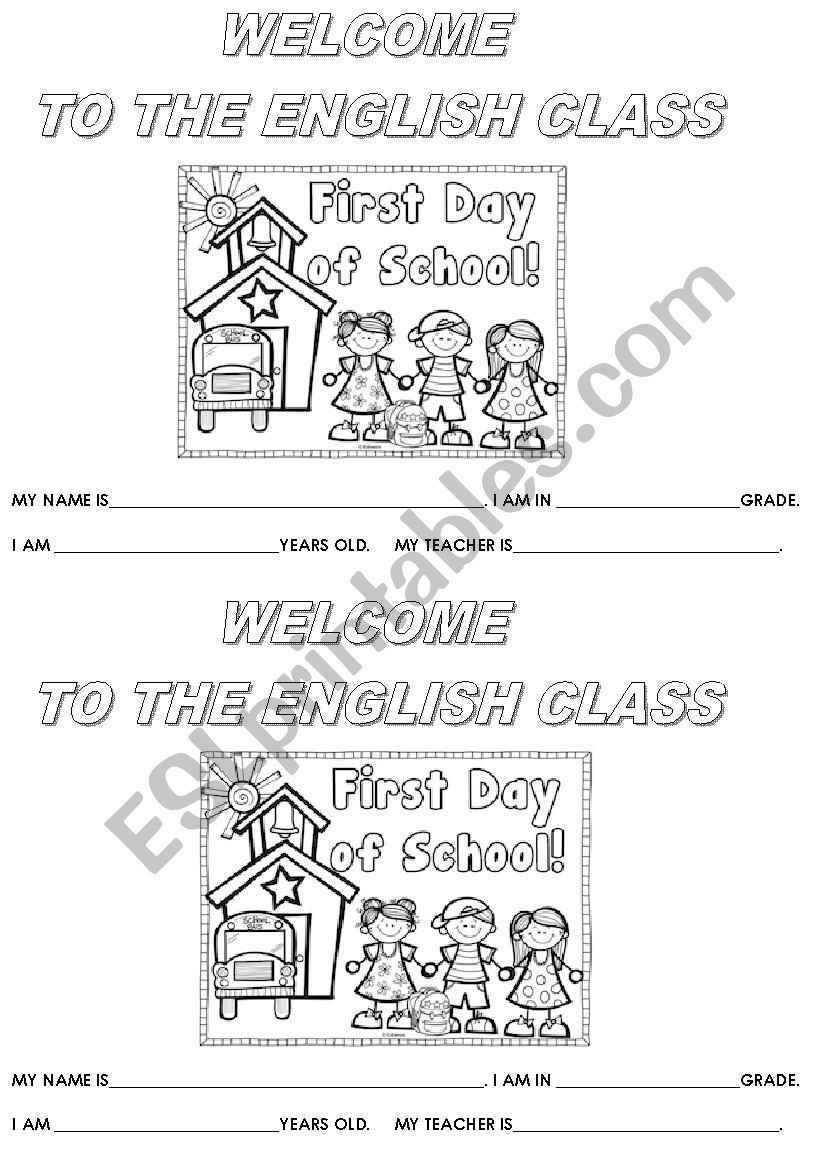 notebook cover worksheet