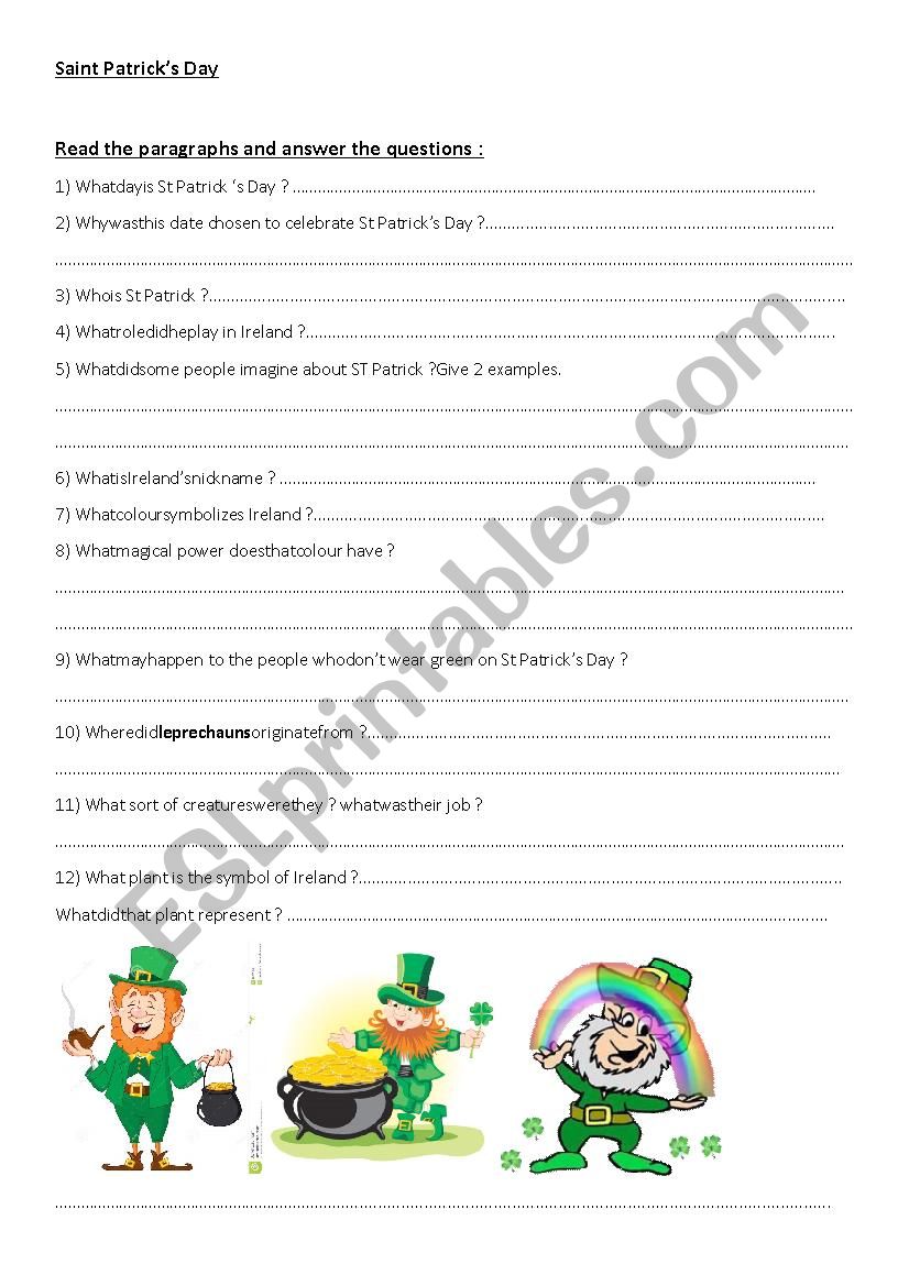 st-patrick-s-day-esl-worksheet-by-nemecek