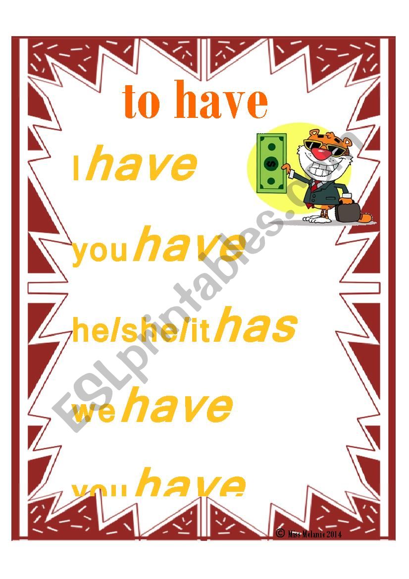 Verb to do - to be - to have worksheet