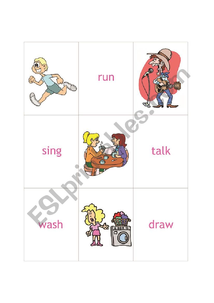 Flashcards ACTIONS part 3 worksheet