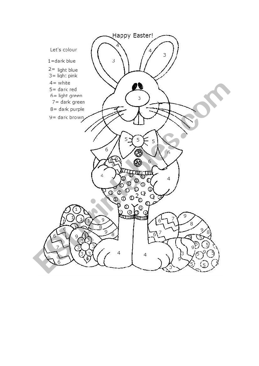 Happy Easter! worksheet