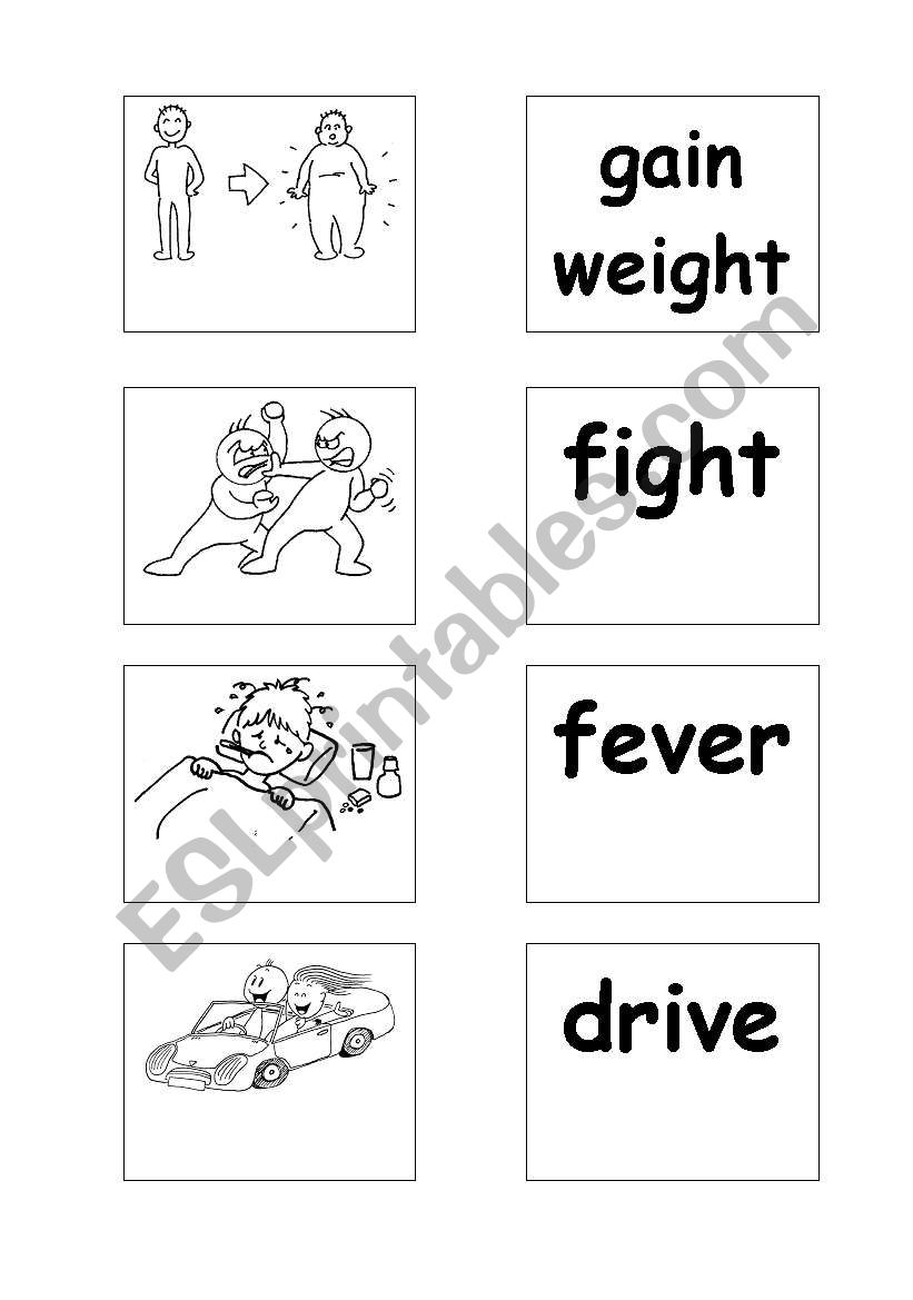 Verbs Memory (2) worksheet