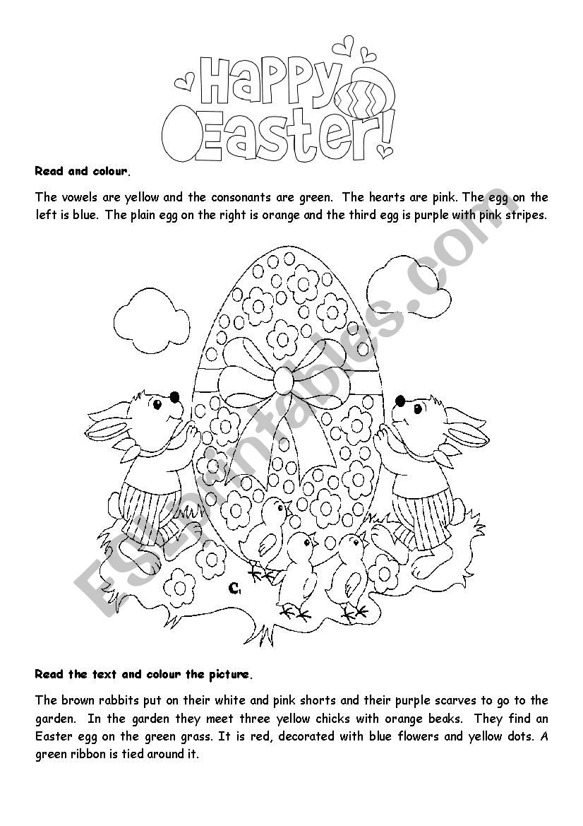 Happy Easter! worksheet