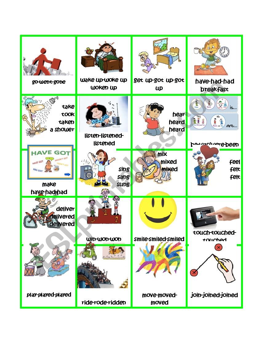 verbs picture dictionary 3 worksheet