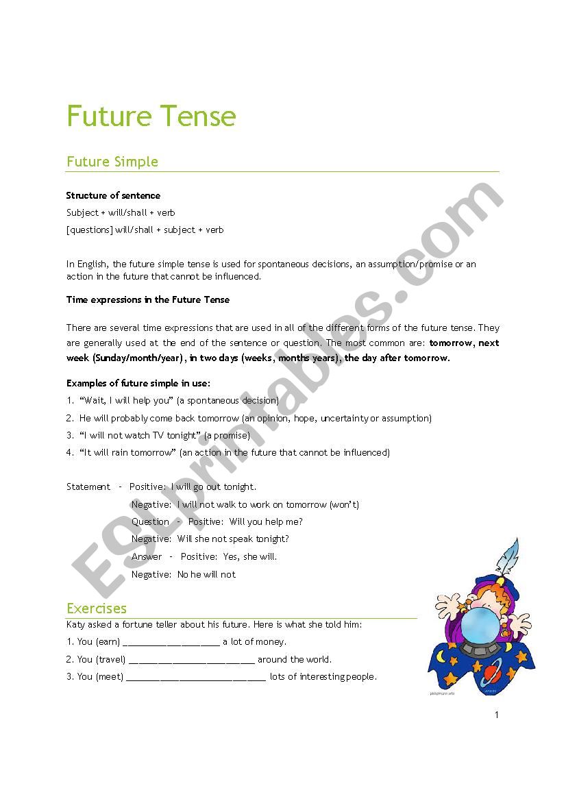 Future Simple worksheet
