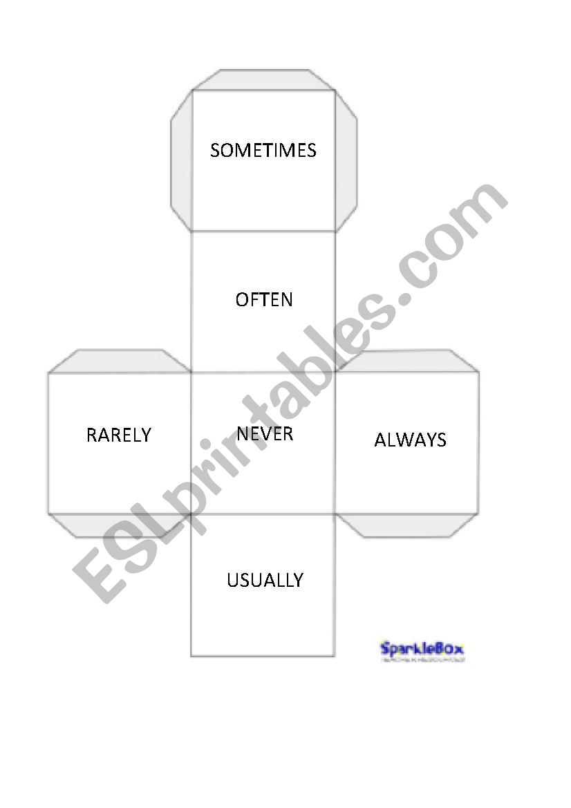 Frequency adverbs worksheet