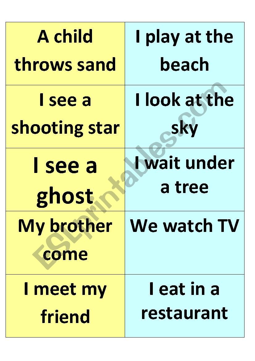 Past simple & Continuous worksheet