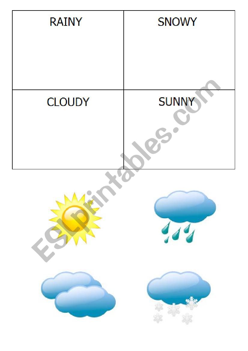 weather worksheet