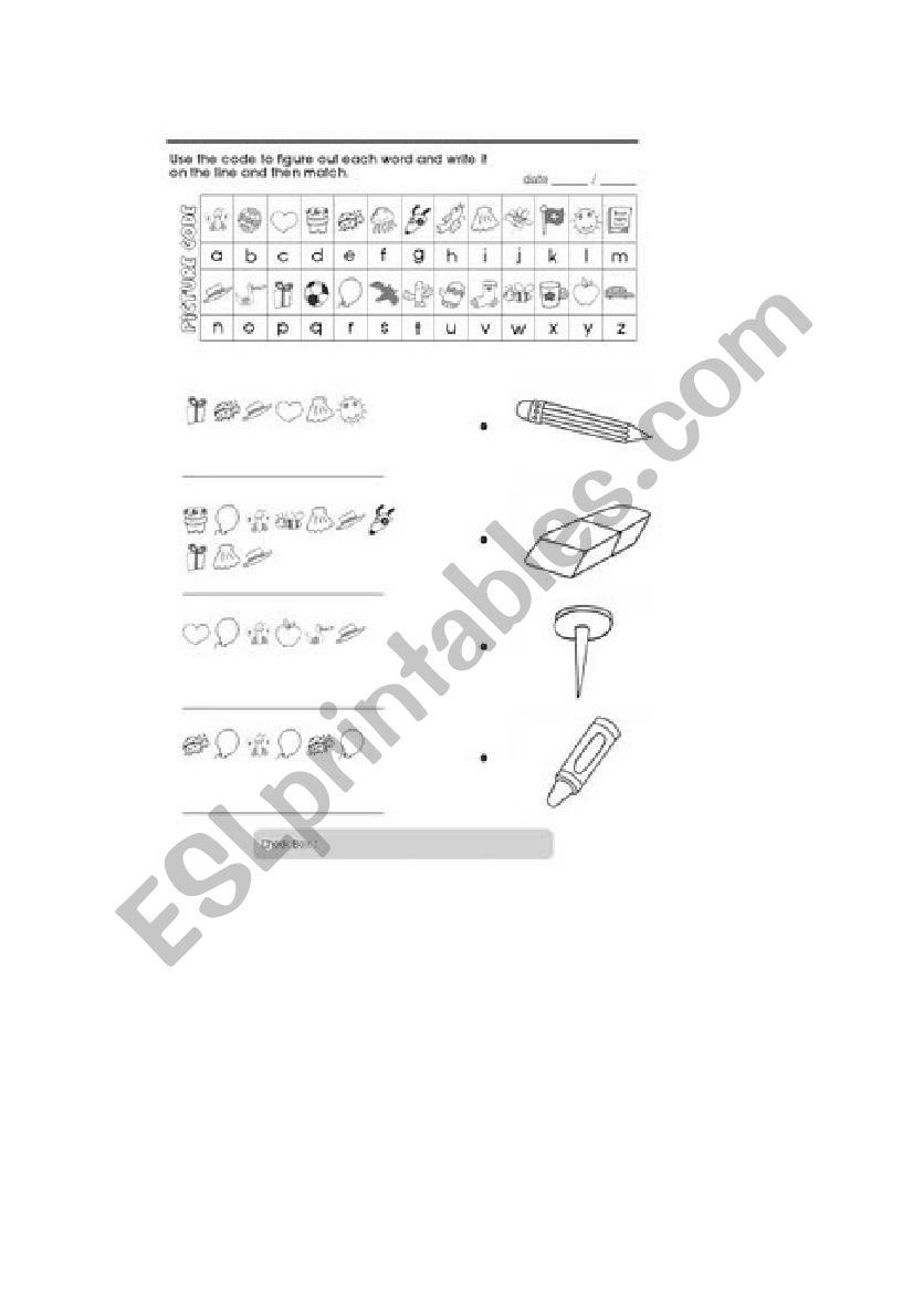 PUZZLE worksheet