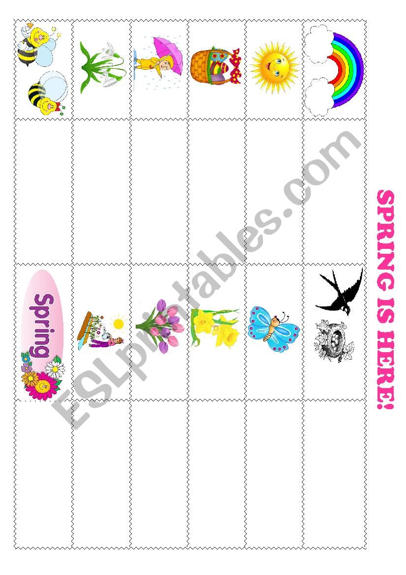 Spring is here! worksheet