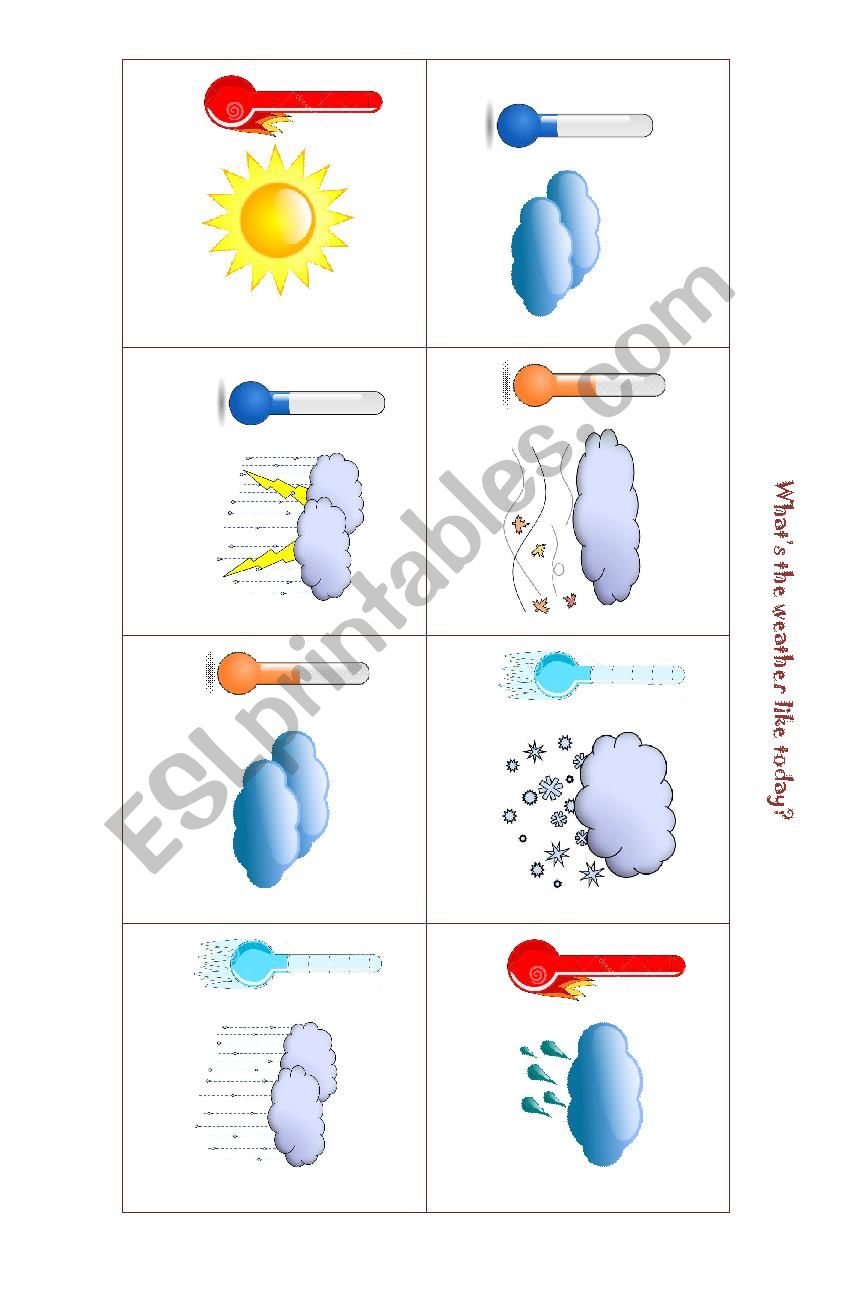 Whats the weather like? worksheet