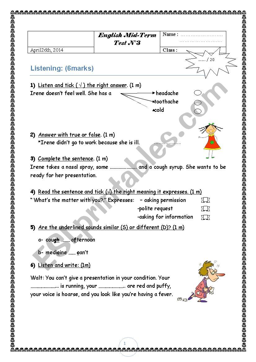 third_midterm_test_n3 worksheet