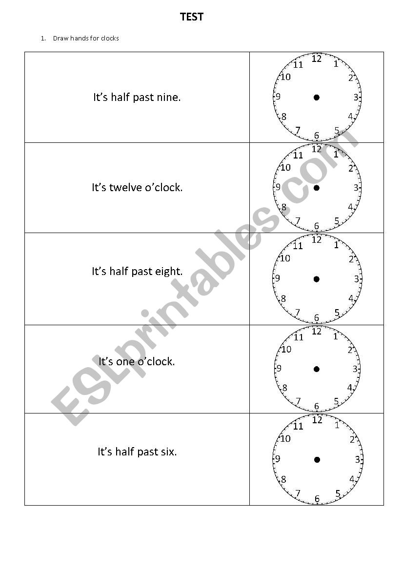Time worksheet worksheet