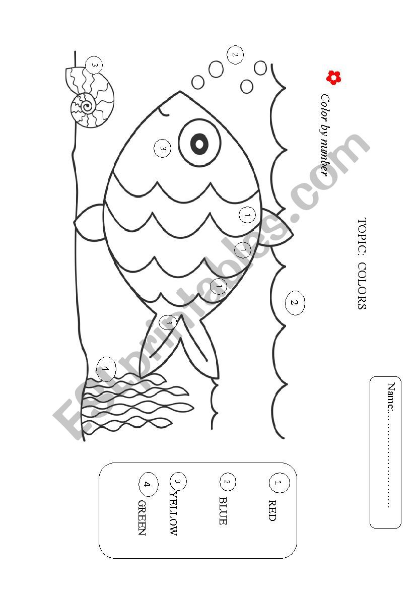 Colours worksheet worksheet