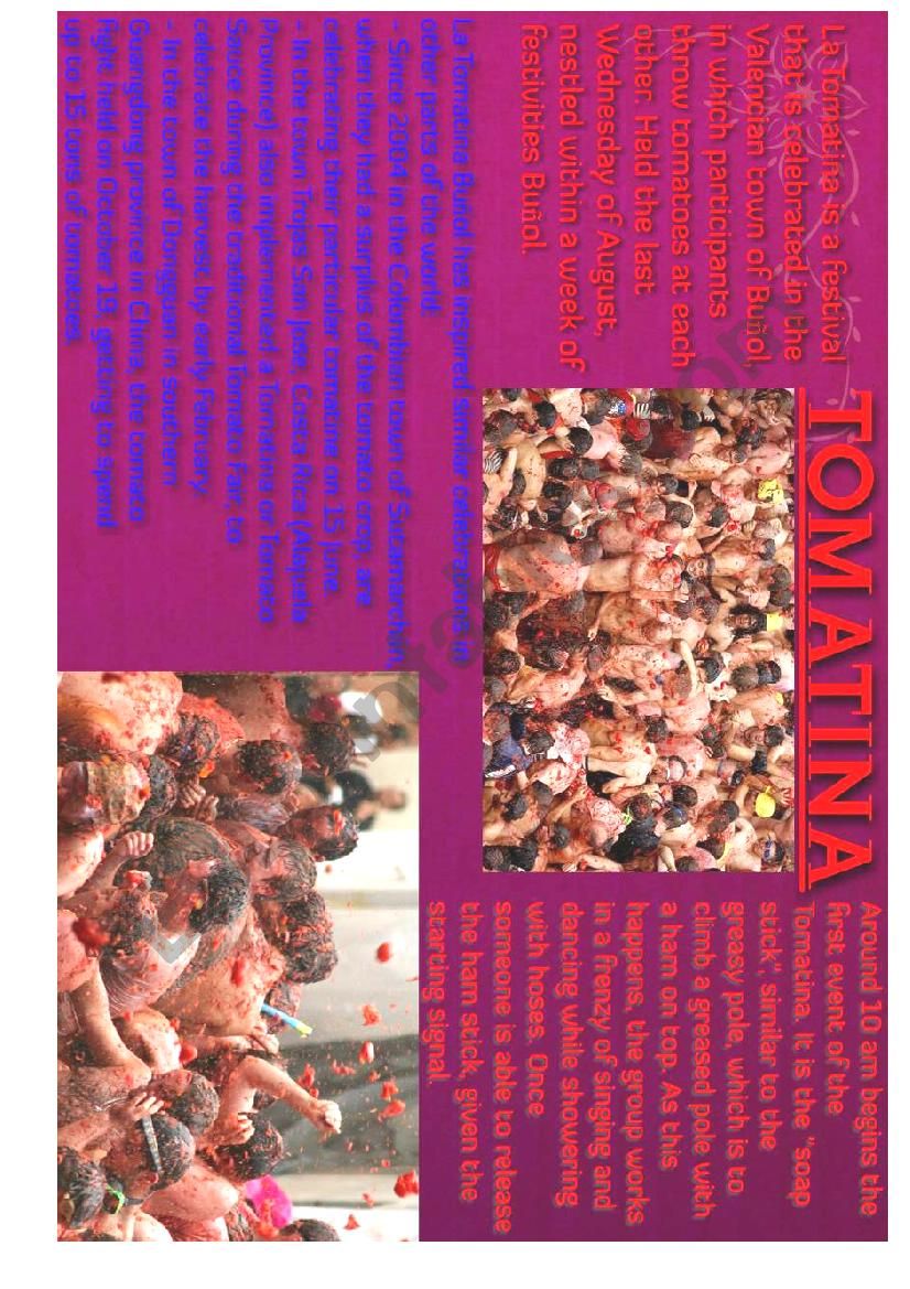 Special Days step 33 - La Tomatina (Spain)