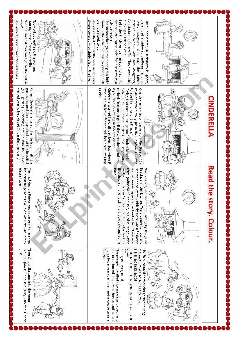 CINDERELLA worksheet