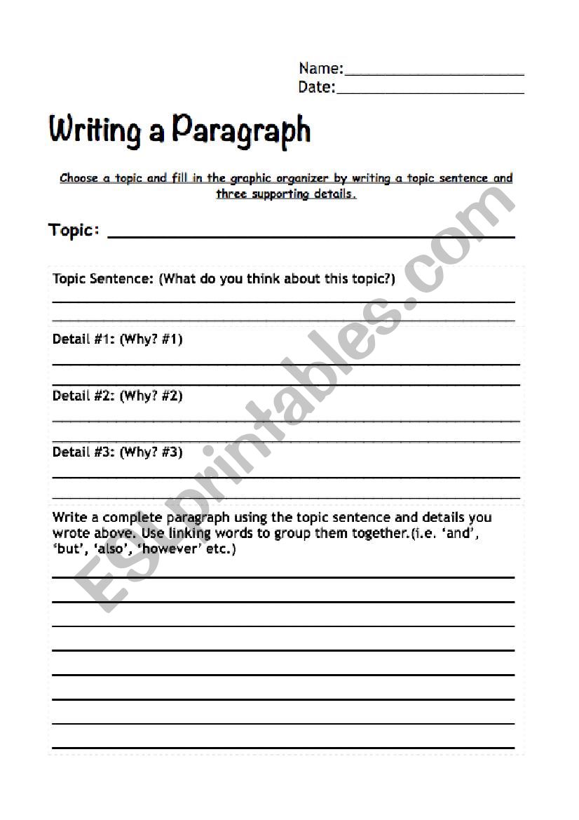 33-writing-a-paragraph-worksheet-support-worksheet