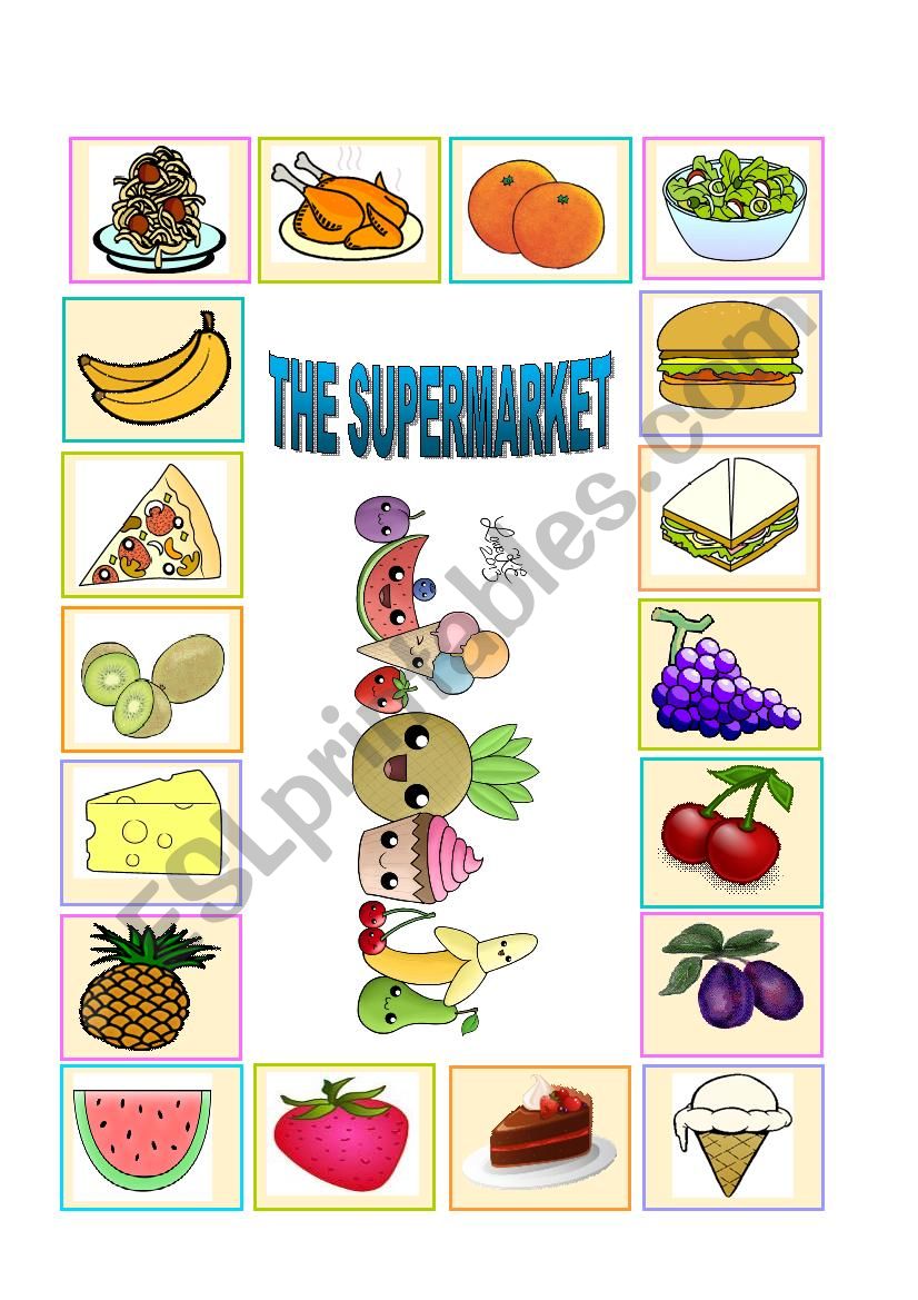 The supermarket game (part 1) worksheet