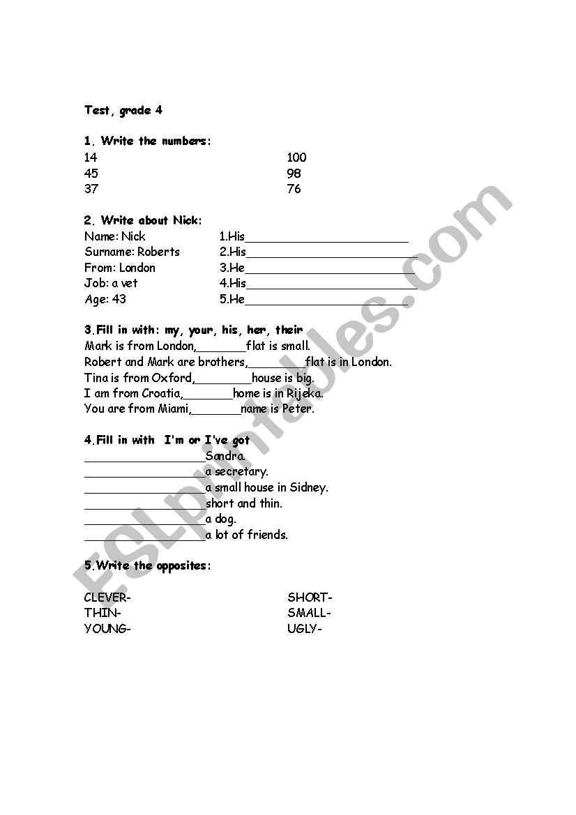 GRAMMAR PRACTICE worksheet