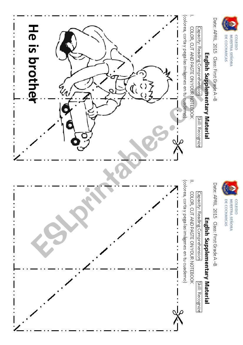 MY FAMILY TREE worksheet