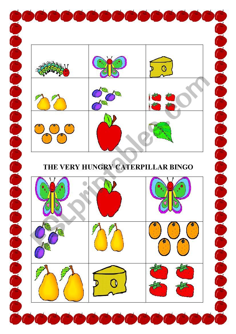 BINGO THE VERY HUNGRY CATERPILLAR