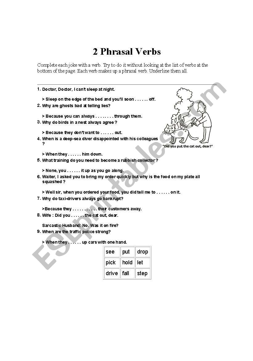 Phrasal Verbs worksheet