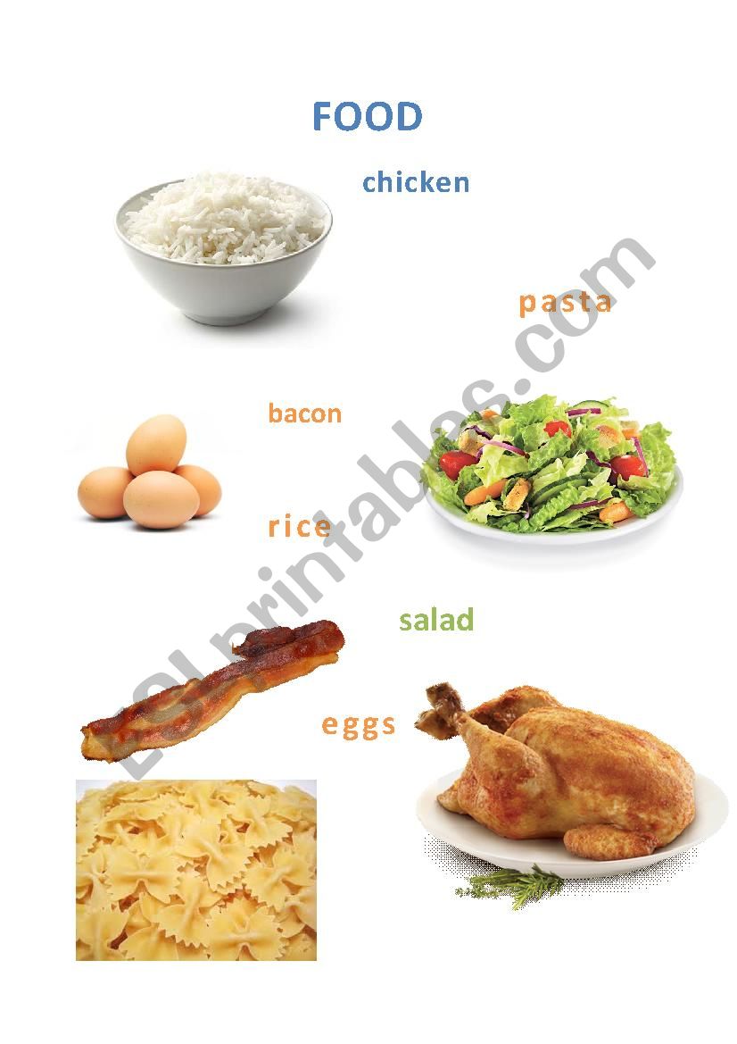 Food - vocabulary worksheet