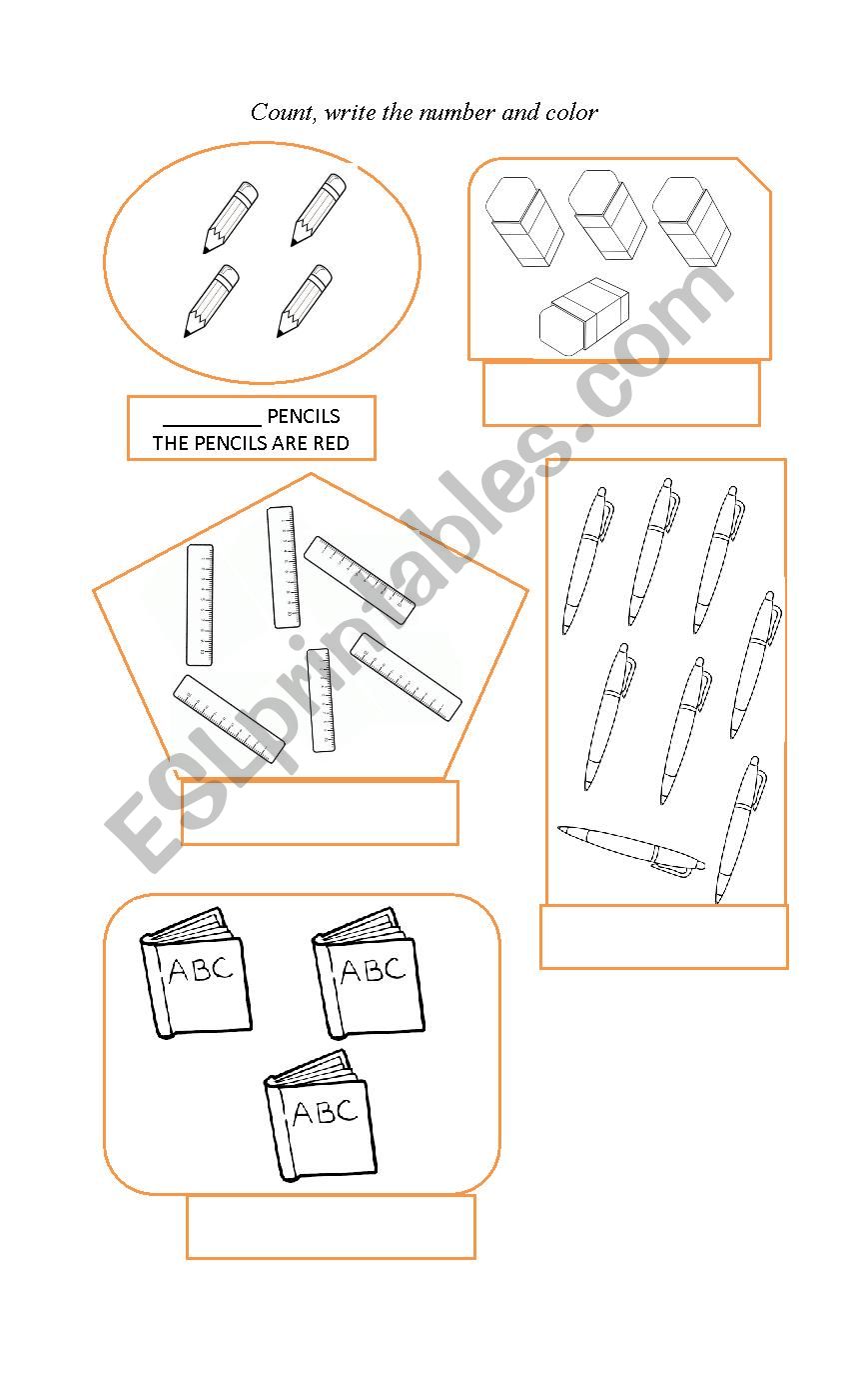 numbers and colors worksheet