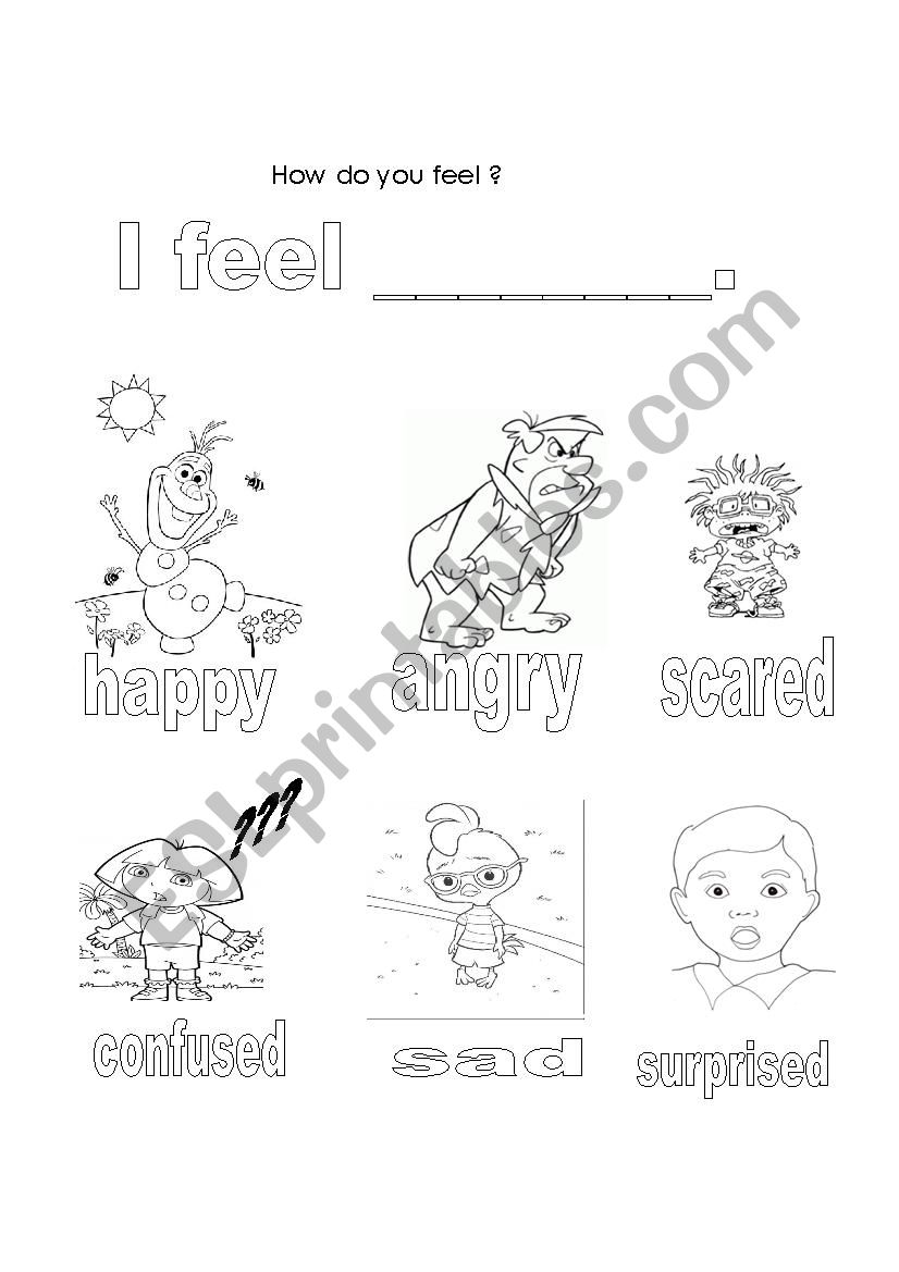 feelings worksheet