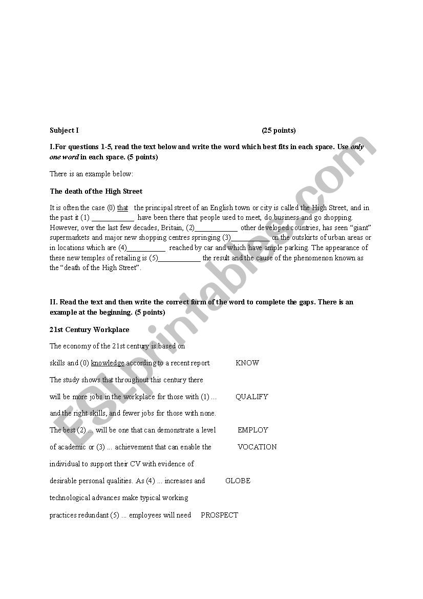 english in use worksheet