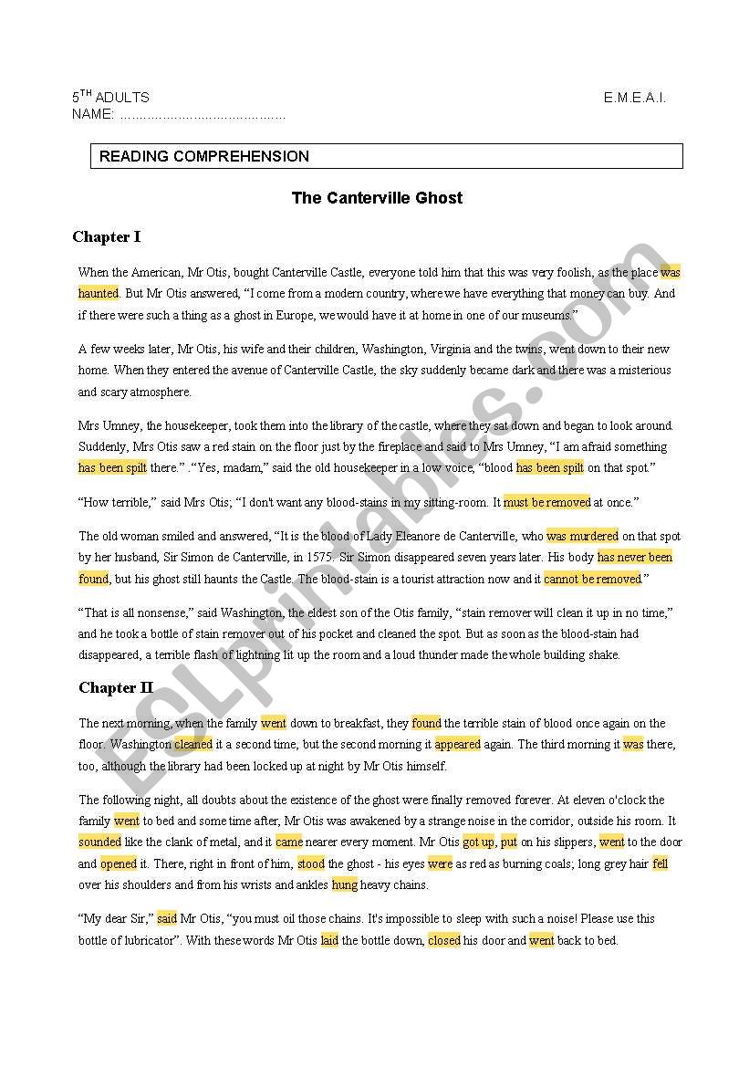 This is a 5th Adults exam with exercises on phrasal verbs, passive, future form etc.