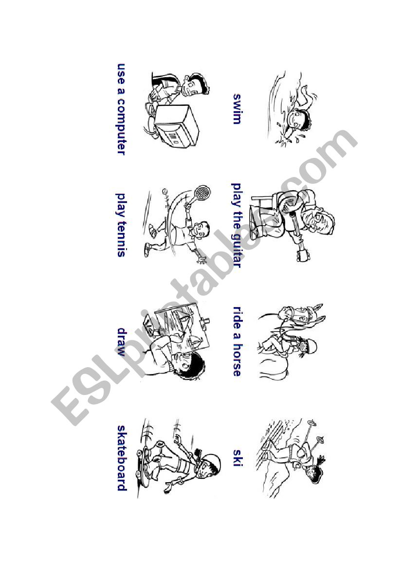 Activities worksheet