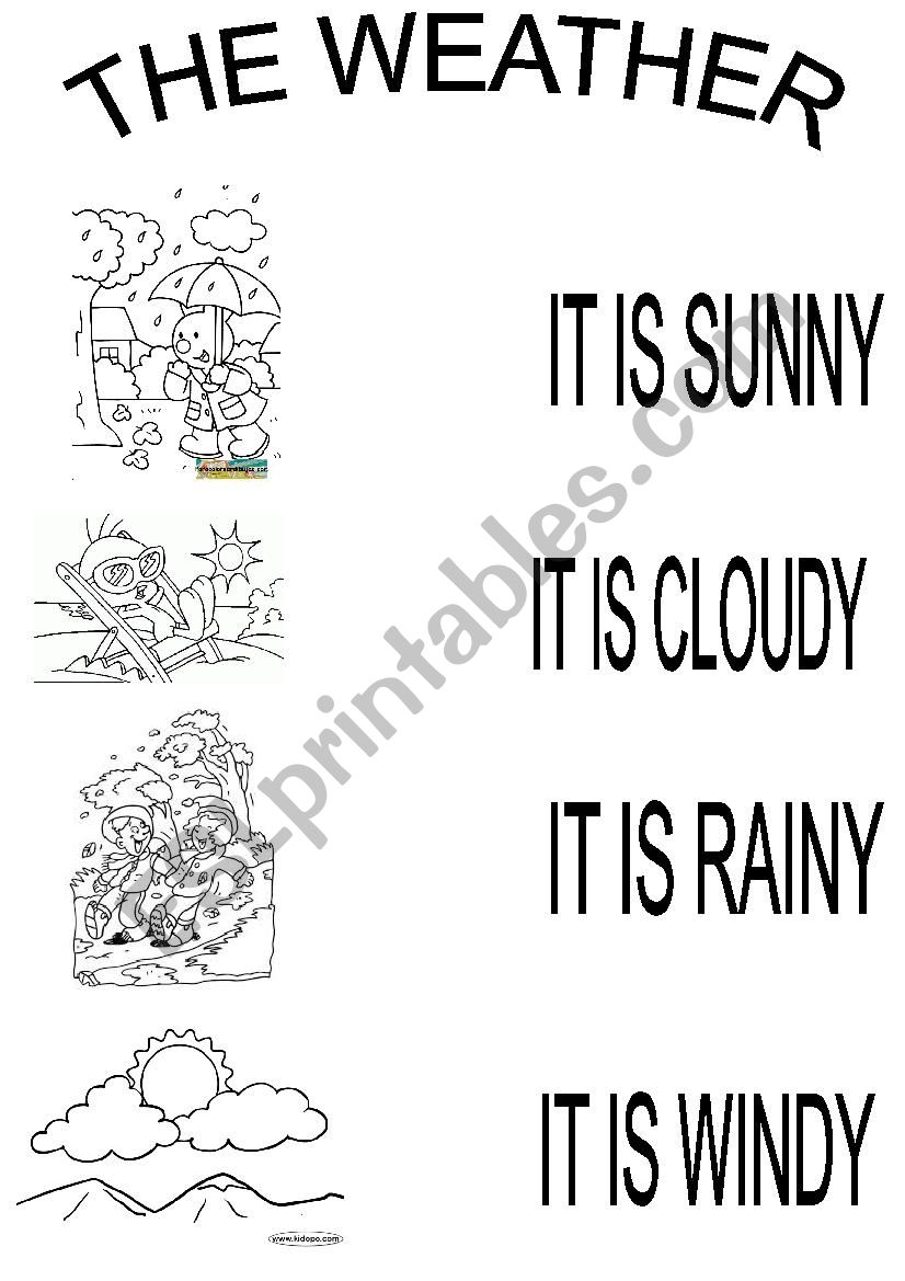 the weather worksheet