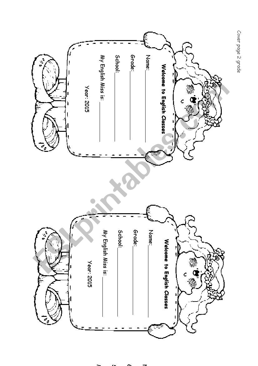 COVER PAGES worksheet
