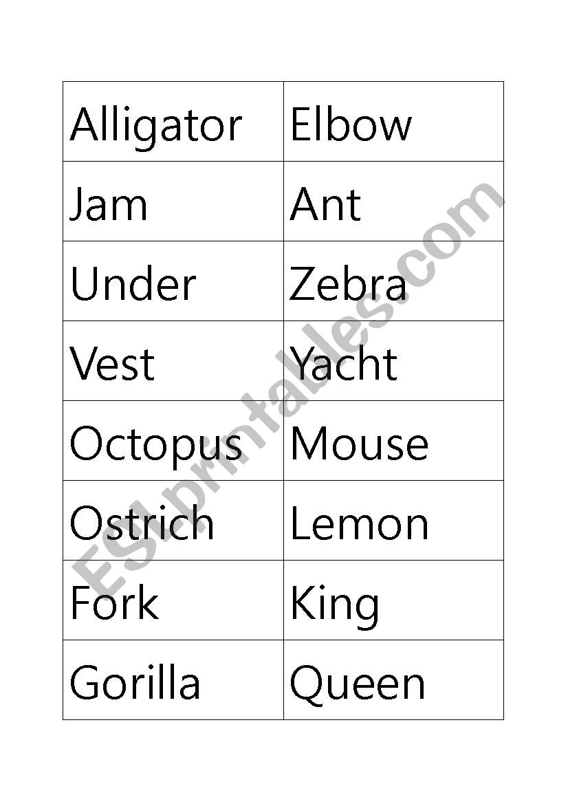 phonics pronunciation  worksheet