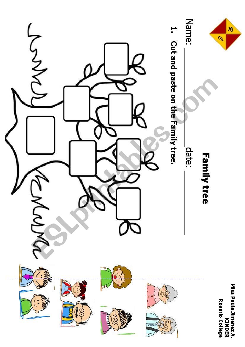 family members  worksheet