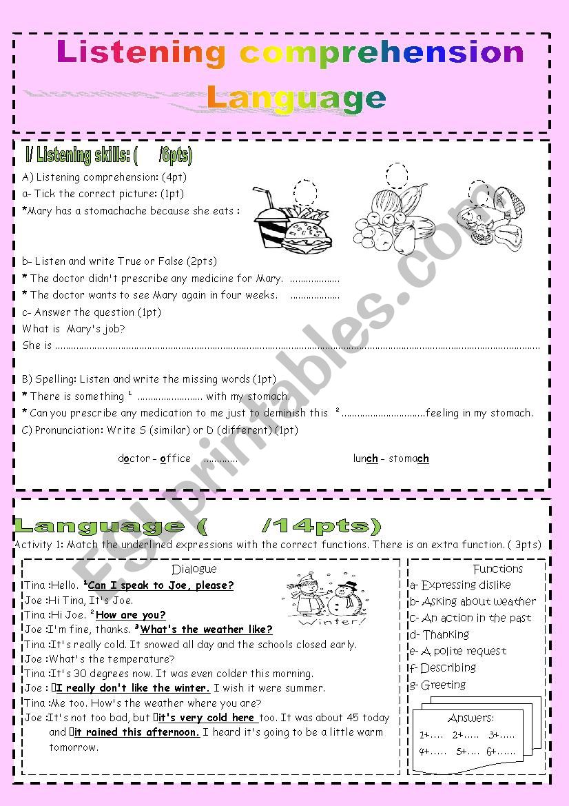 MID-TERM TEST 3 worksheet