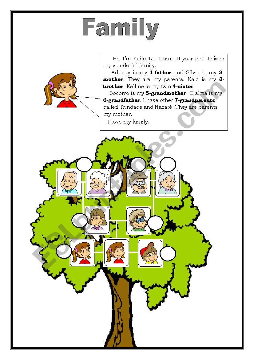 Family  worksheet